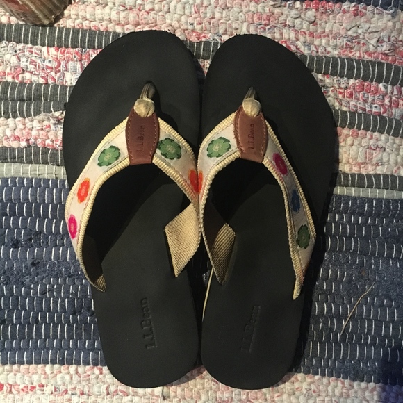 ll bean maine isle flip flops